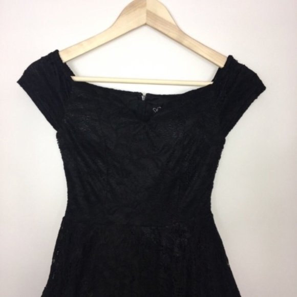 Windsor Lace Semi Flare Skater Dress - Picture 8 of 8